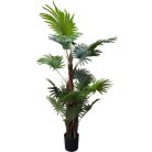 170 cm-ová umelá palma v kvetináči - Virgínia