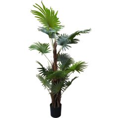 170 cm-ová umelá palma v kvetináči - Virgínia