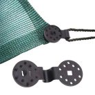 100 ks vodotesných klipov na tieniace / slnečné tkaniny strednej veľkosti - 2,8 cm