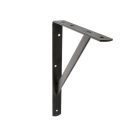 Vysokovýkonný policový držiak čierny - 200 mm x 250 mm x 30 mm