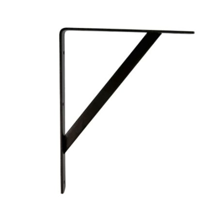 Vysokovýkonný policový držiak čierny - 200 mm x 250 mm x 30 mm