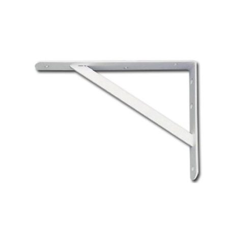 Držiak police pre vysoké zaťaženie biely-250 mm x 300 mm x 30 mm 