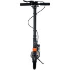 Skladacia kolobežka s dvojitým odpružením - nastaviteľná výška, brzdový systém zadného kolesa, silikónové kolieska