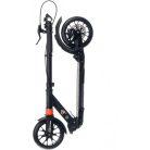 Skladacia kolobežka s dvojitým odpružením - nastaviteľná výška, brzdový systém zadného kolesa, silikónové kolieska