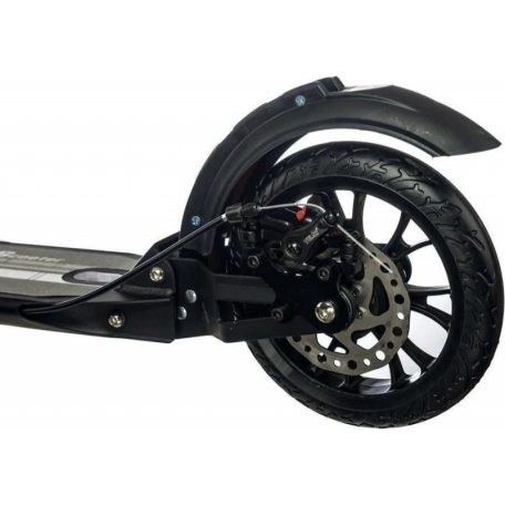 Skladacia kolobežka s dvojitým odpružením - nastaviteľná výška, brzdový systém zadného kolesa, silikónové kolieska