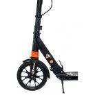 Skladacia kolobežka s dvojitým odpružením - nastaviteľná výška, brzdový systém zadného kolesa, silikónové kolieska