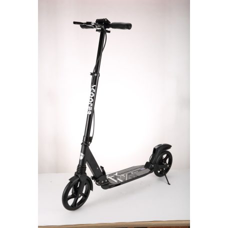 Skladacia kolobežka s dvojitým odpružením - nastaviteľná výška, brzdový systém zadného kolesa, silikónové kolieska