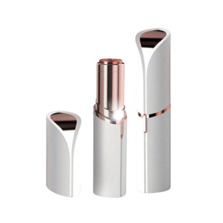 Dámsky epilátor na tvár a telo s LED svetlom - 11×2,5 cm - Biely