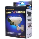 Falošná bezpečnostná kamera s LED svetlom + darčeková nálepka