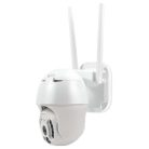 Bezdrôtová vonkajšia kamera v bielej farbe