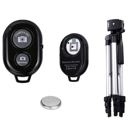 Nastaviteľný statív 4 v 1 s diaľkovým ovládaním pre telefóny, tablety, fotoaparáty a webové kamery
