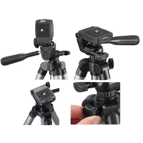 Nastaviteľný statív 4 v 1 s diaľkovým ovládaním pre telefóny, tablety, fotoaparáty a webové kamery