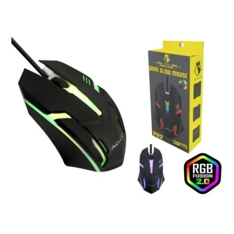 Optická myš AOAS s LED diódami - meniacimi farbami - 1200 dpi