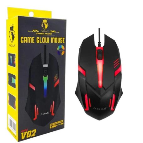 Optická myš AOAS s LED diódami - meniacimi farbami - 1200 dpi