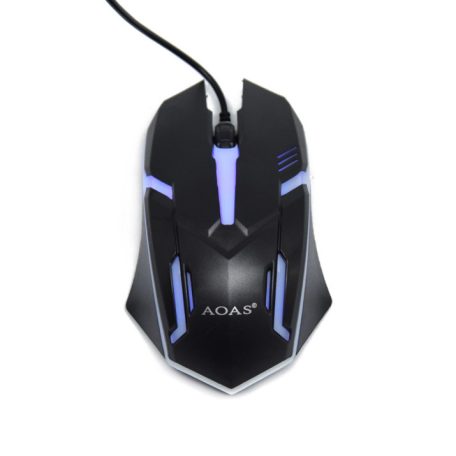 Optická myš AOAS s LED diódami - meniacimi farbami - 1200 dpi