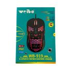 Weibo WB-919 herná optická 8-tlačidlová optická myš s LED diódami - 3200 dpi