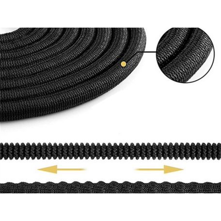 15 metrová postrekovacia hadica s hlavicou postrekovača v čiernej farbe