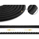 Záhradná hadica 22,5m s hlavicou postrekovača v čiernej farbe