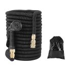 Záhradná hadica 22,5m s hlavicou postrekovača v čiernej farbe