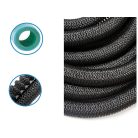 Záhradná hadica 45m s hlavicou postrekovača v čiernej farbe