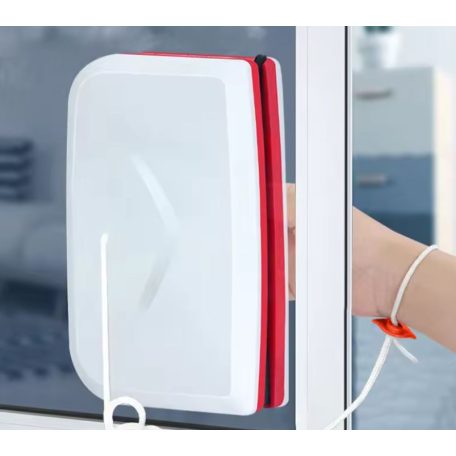 Magnetický obojstranný čistič okien s ergonomickou rukoväťou