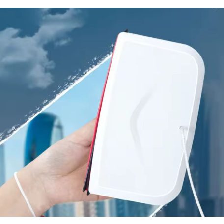 Magnetický obojstranný čistič okien s ergonomickou rukoväťou