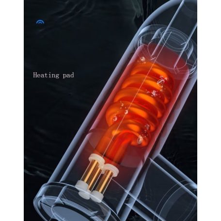 Okamžitý elektrický ohrievač vody s LED displejom v bielej farbe - 3000W