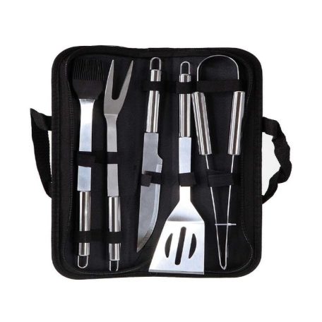 Sada grilovacieho náradia v praktickej taške - 5-dielna 