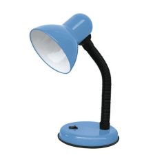 Nastaviteľná stolová lampa v modrej farbe