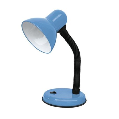 Nastaviteľná stolová lampa v modrej farbe