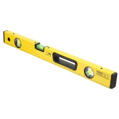 Hliníková vodováha v žltej farbe - 100 cm