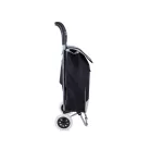  Nákupná taška skladacia na kolieskach - Čierno-sivá 