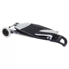  Nákupná taška skladacia na kolieskach - Čierno-sivá 