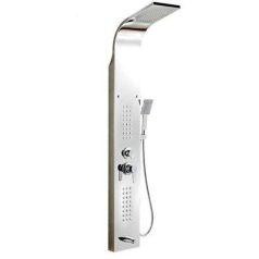 Elegantný čierny hydromasážny sprchový set