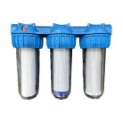 Trojitý vodný filter s umývateľnými filtračnými vložkami, 3/4"