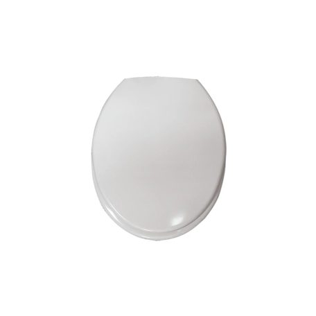 Univerzálne polstrované WC sedadlo v bielej farbe (so spomaľovacím mechanizmom)