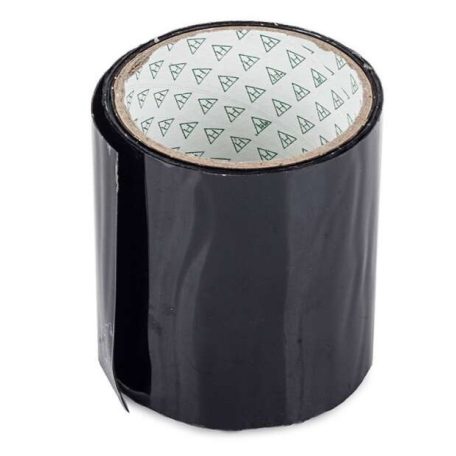 Extra silná vodotesná, široká lepiaca páska, čierna - 150 cm x 10 cm