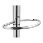 2 štýlové, výškovo nastaviteľné čierne barové stoličky Chicago