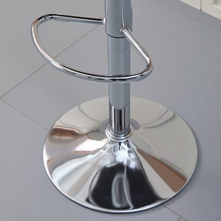 2 štýlové, výškovo nastaviteľné čierne barové stoličky Chicago