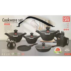 Súprava riadu UCC Life s granitovým povrchom - 32 dielna