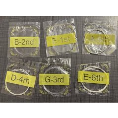 6-dielna súprava strún pre klasickú gitaru