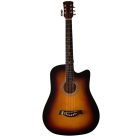 6-strunová akustická gitara - hnedá (3TS-GF) s darčekovou taškou