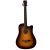 6-strunová akustická gitara - hnedá (3TS-GF) s darčekovou taškou
