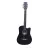 6-strunová akustická gitara - čierna (GF)