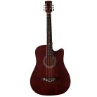 6-strunová akustická gitara - tmavohnedá (GF) s darčekovou taškou