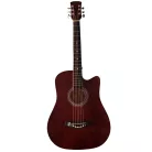 6-strunová akustická gitara - tmavohnedá (GF) 
