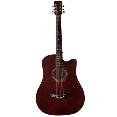   6-strunová akustická gitara - tmavohnedá (GF) s darčekovou taškou