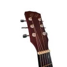 6-strunová akustická gitara - tmavohnedá (GF) 