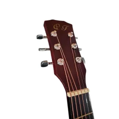 6-strunová akustická gitara - tmavohnedá (GF) 