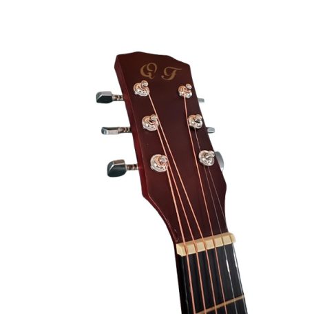 6-strunová akustická gitara - tmavohnedá (GF) s darčekovou taškou